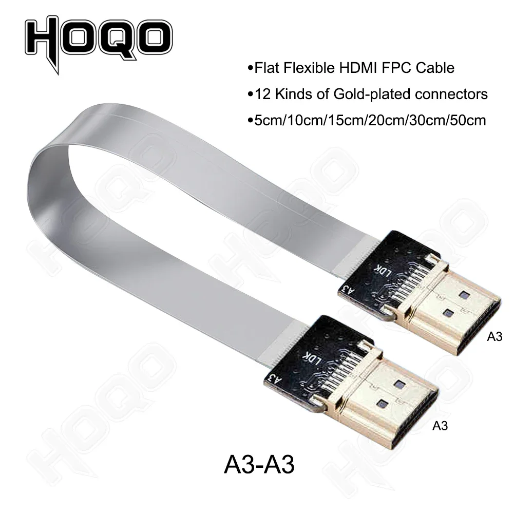 FPV FFC HDMI Cable For Multicopter Aerial Photography Type A Male To Male HDMI FPC Flat Micro MINI HDMI