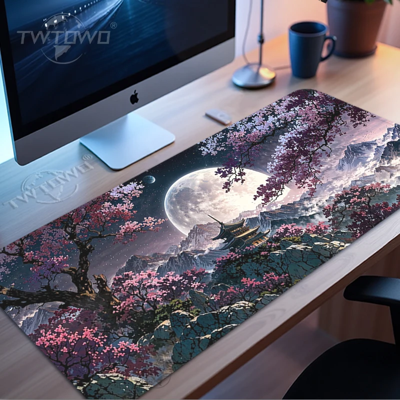 Mouse Pad Japanese Anime Scenery Gaming XL Home HD Computer Mousepad XXL Playmat Soft Office Desktop Mouse Pad