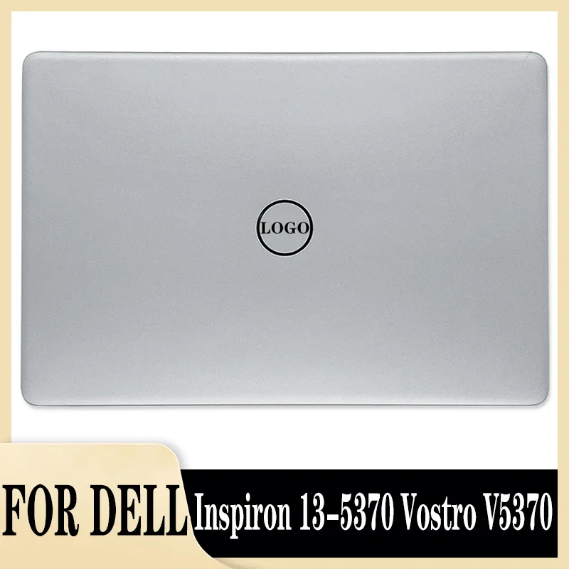 เคสด้านบนสำหรับ Dell Inspiron 13-5370 Vostro V5370ฝาหลังแล็ปท็อปบานพับฝาหลังเคสขนาด13.3นิ้วสีเงิน