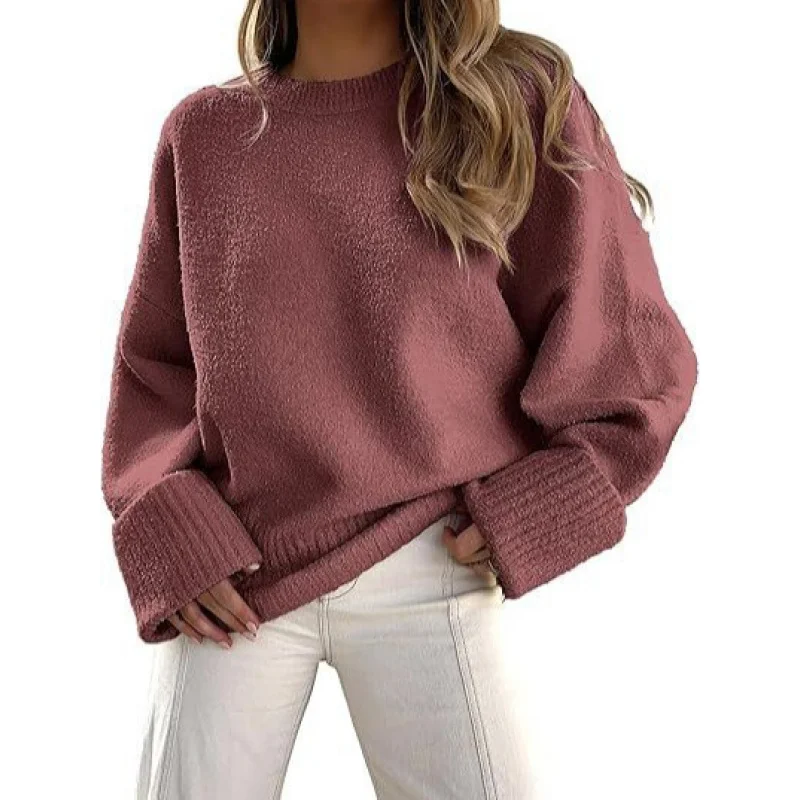 Long-sleeve pullover knitwear Autumn/winter  women's clothes Casual jacket