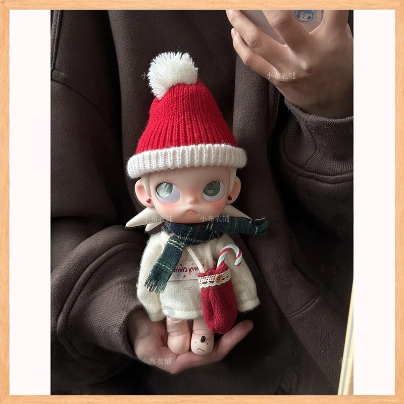 

Christmas Doll Clothes Set Fits Zsiga Gazi Sister/Molly/Hacipupu/Dimoo 1/8 Scale Articulated Doll Sweater Hair Accessory