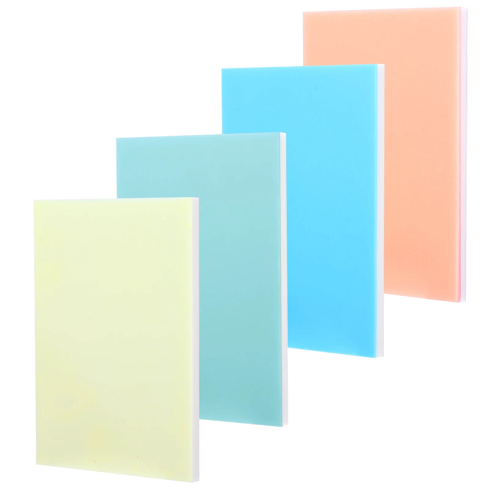 

4Pcs Rubber Block Stamps for DIY Engraving Printmaking Craft Supplies Double Layer Wear Resistant PVC Material