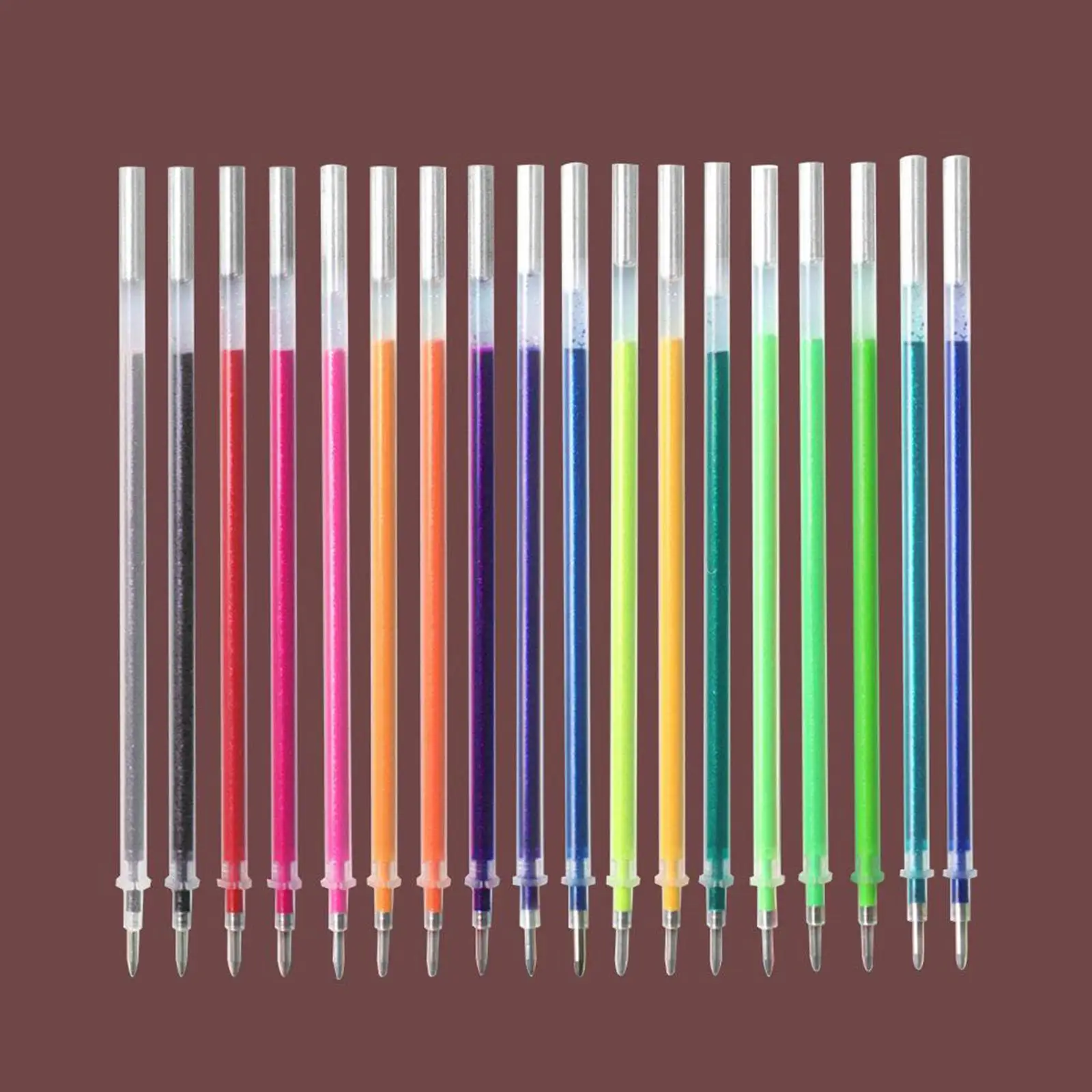 ゲルペン-18色マーカーペンセット-収納バッグ付き-大人の塗り絵、描画、落書き、工芸品、スクラップブック、バレットハンドアカウント用