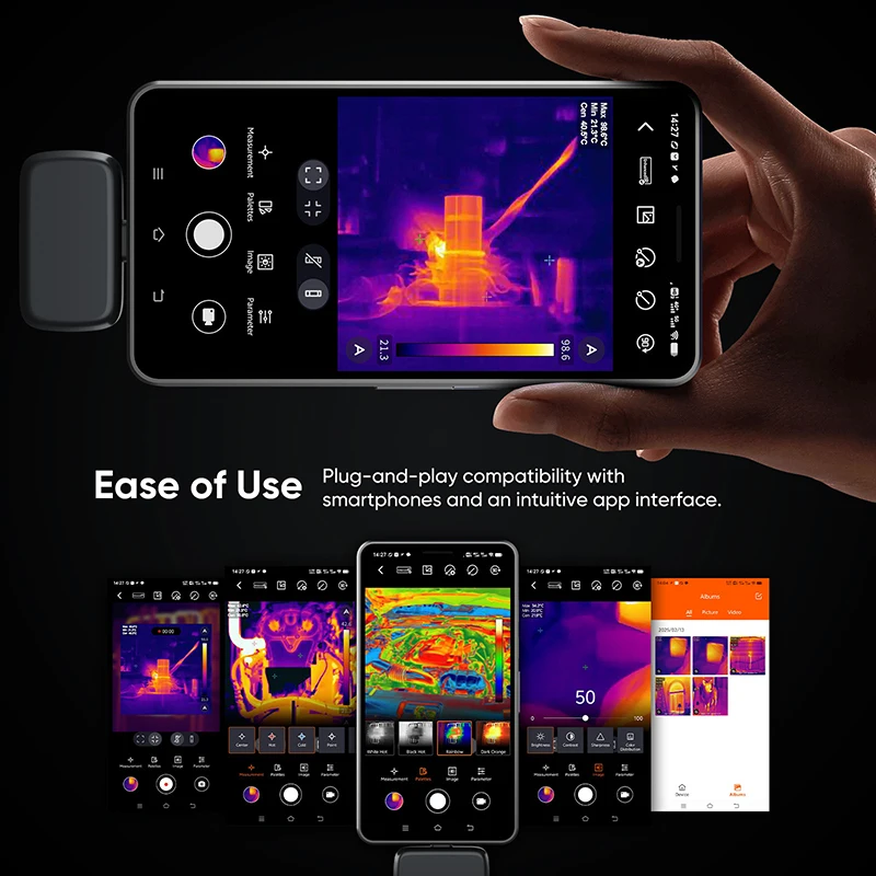 GOYOJO GW192A 25Hz Android Type-C Thermal Imager 192*192 Mobile