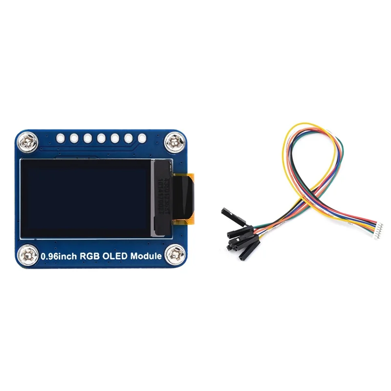 

0.96Inch RGB OLED Display Module, 64X128 Resolution SPI Interface Embedded SSD1357 for Arduino / Raspberry Pi / STM32