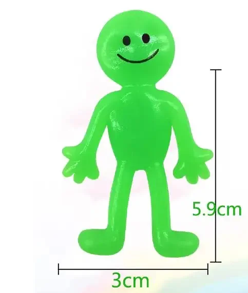 5-20 قطعة متعة لزجة تمتد الوجه المبتسم رجل صغير قرصة لعبة أطفال حفلة عيد ميلاد لصالح عيد الميلاد كرنفال الكبار هدية