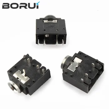 10PCS PJ-307 PJ307 3.5mm 스테레오 잭 소켓 오디오 잭 커넥터 PCB 3F07