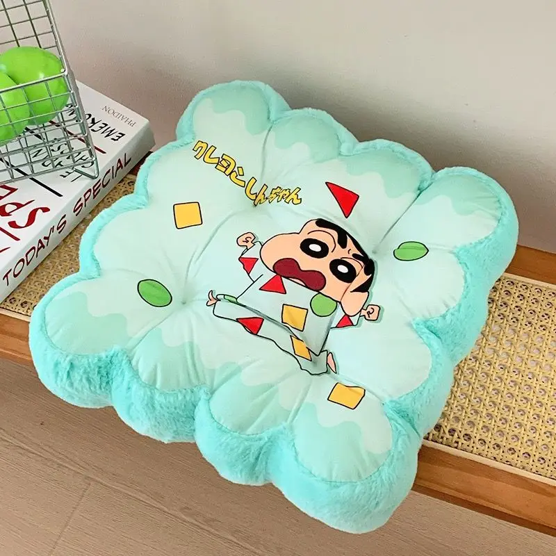 Crayon Shin-chan Nohara Shinnosuke Buriburizaemon creative cute cartoon square cushion secondary animation peripheral butt pad