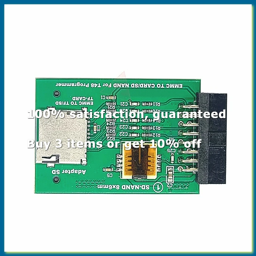 EMMC SD Adapter for T48 Programmer Support Reading and Writing SD / TF Card EMMC NAND Chip-DT30