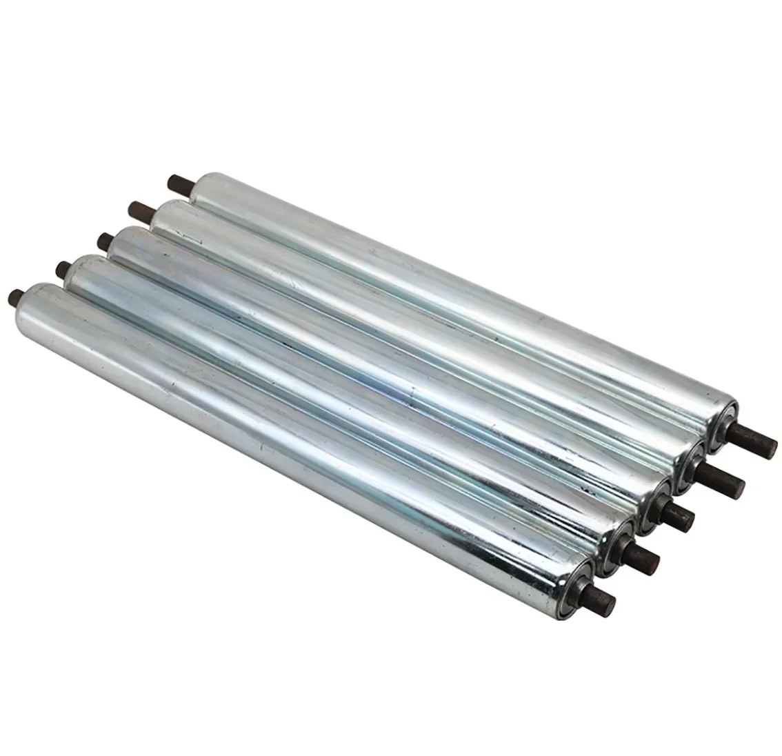 1Pcs Galvanized Gravity Roller Conveyor Dia 25mm 38mm 50mm 60mm Total Length 150 200 250 300 350 400 450 500mm