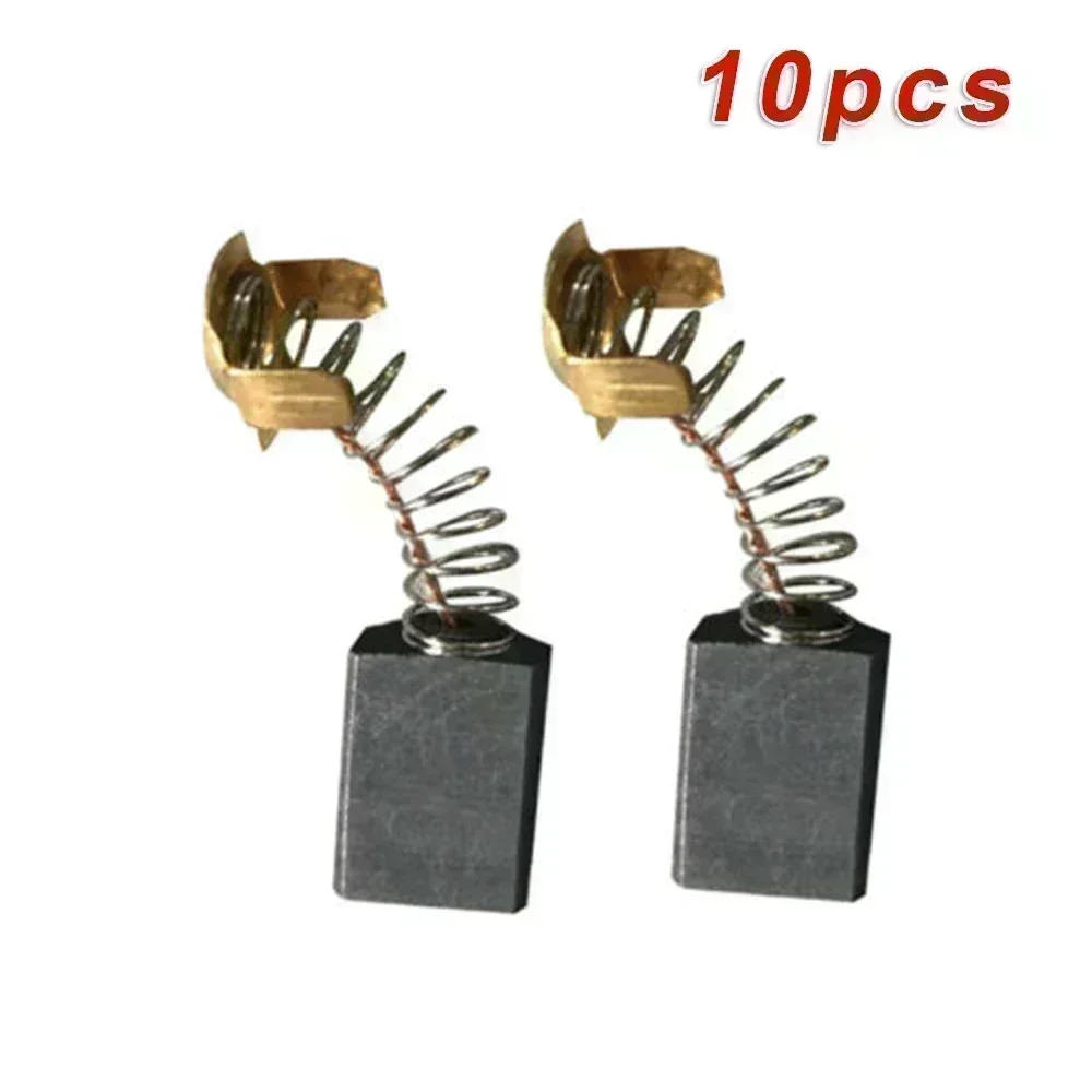 Spazzole di carbone in grafite utensile elettrico 10 pezzi parti di ricambio 7 * 11 * 18mm per smerigliatrice angolare per trapano a motore elettrico