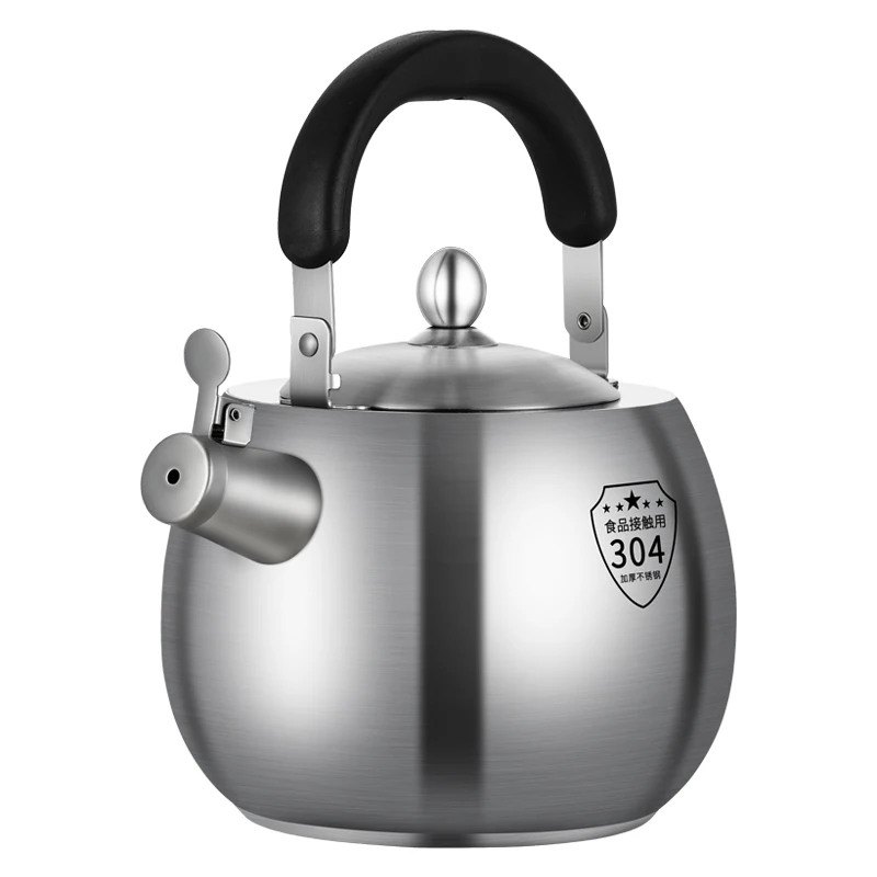 

Whistling Tea Kettle Food Grade Stainless Steel Universal Induction Cooker And Gas Stove 4 L/5L For Boiling Water Coffee or Milk