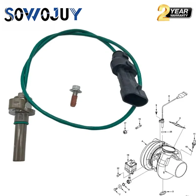 4032068 Turbo Speed Sensor for Cummins ISX ISM ISL Holset HE400VG VGT Turbocharger 4036059 4027517 Freightliner Volvo Peterbilt