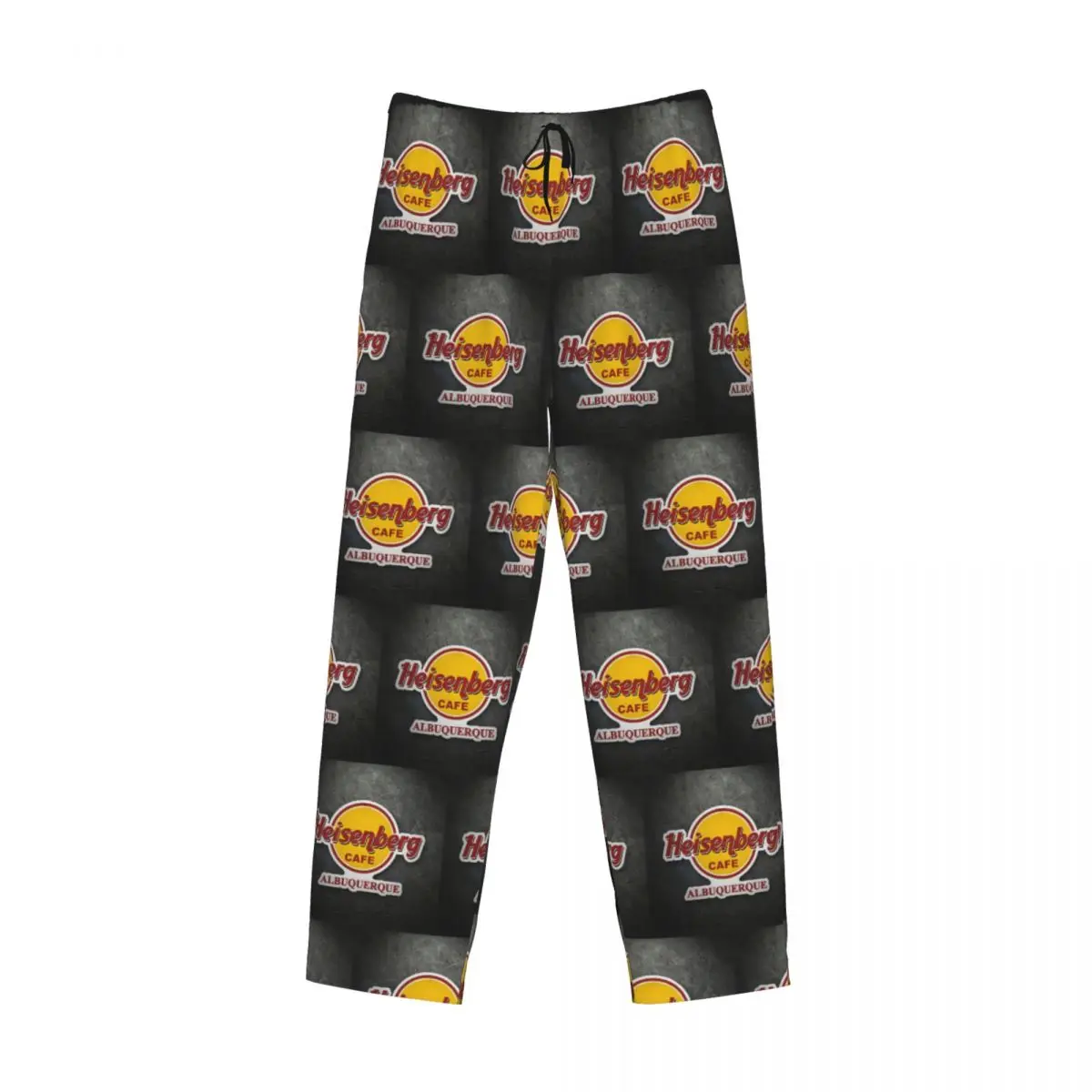 Custom Breaking Bad Heisenberg Cafe Pajama Pants Sleepwear Men's Elastic Waistband Sleep Lounge Bottoms with Pockets