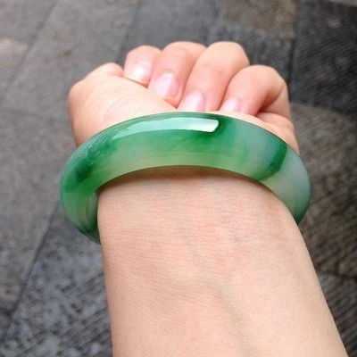 

Natural Myanmar Jadeite 54-62mm Purple Bracelet Elegant Princess Send Mother To Girlfriend Woman Jewelry