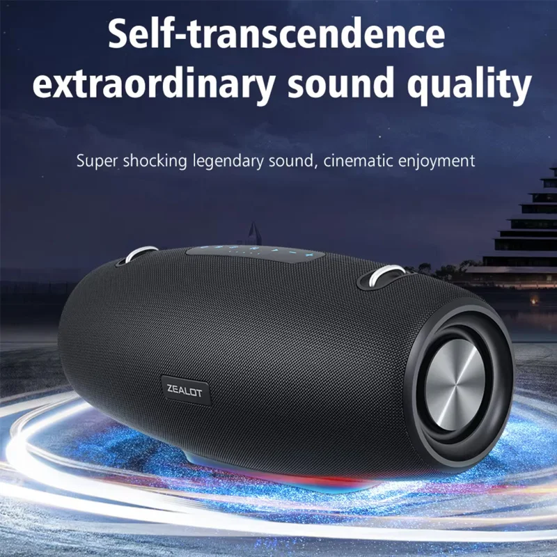 

60W Square-level Subwoofer Speaker Wireless Bluetooth Professional Karaoke Set Support AUX TF Card USB 14400mAh Shocking Bass