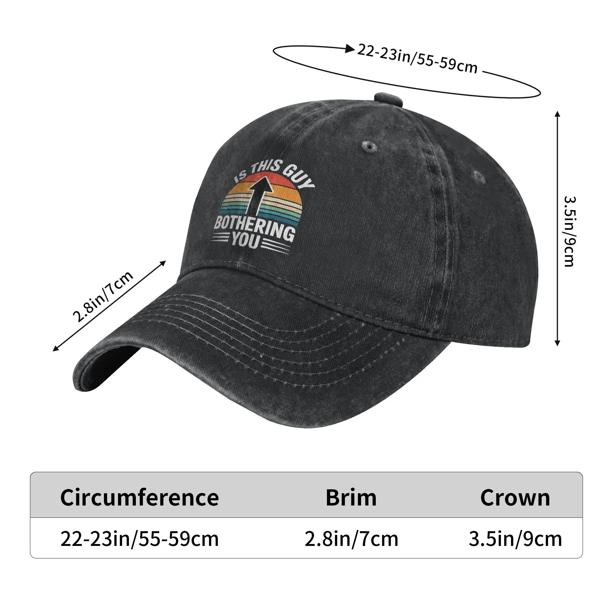 Spring is This Guy Bothering You Protective Humor Baseball Cap Sun  Sun Visor Design Washed Hip Hop Hats Sports Snapback Cap