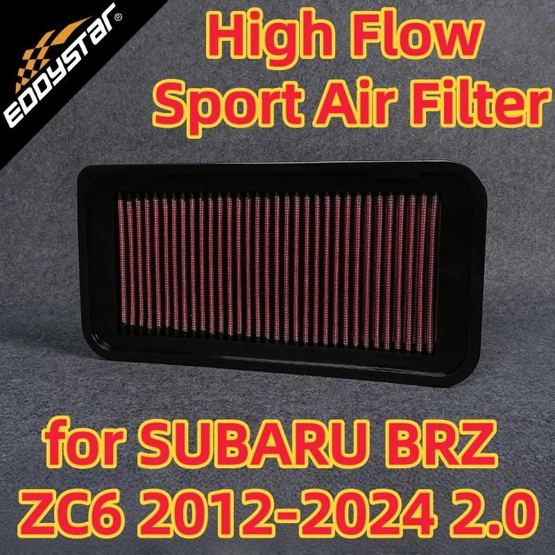 

Спортивный воздушный фильтр с высоким расходом для SUBARU BRZ ZC6 2012-2024 2,0 ZC6, моющиеся гоночные впускные фильтры