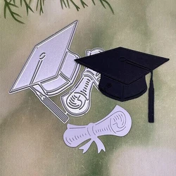 2023 New Graduation Mortarboard Metal Cutting Dies for DIY Scrapbooking Embossing Paper Greeting Cards Photo Decoration Making