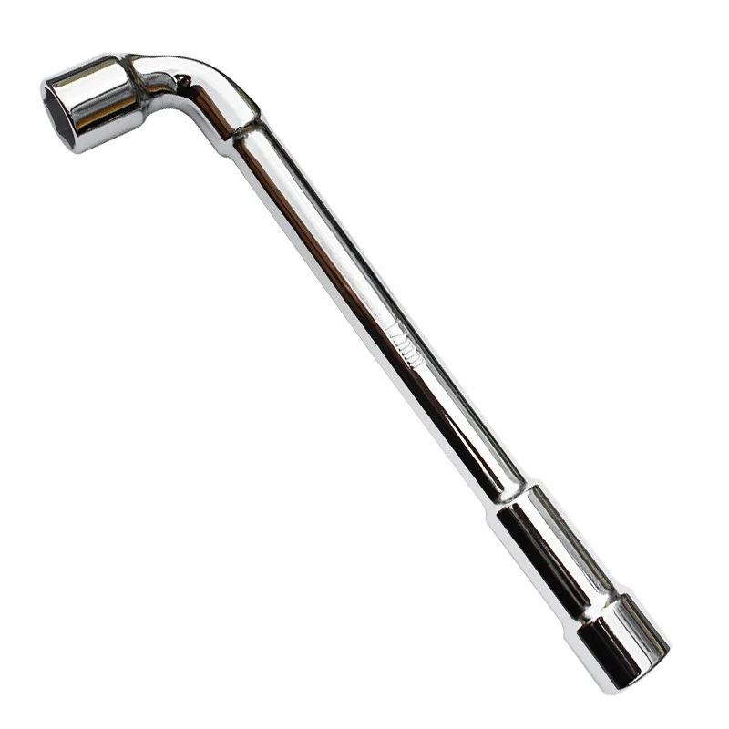 

Mirror L-shaped elbow sleeve wrench, double head 7-shaped milled pipe perforated sleeve wrench