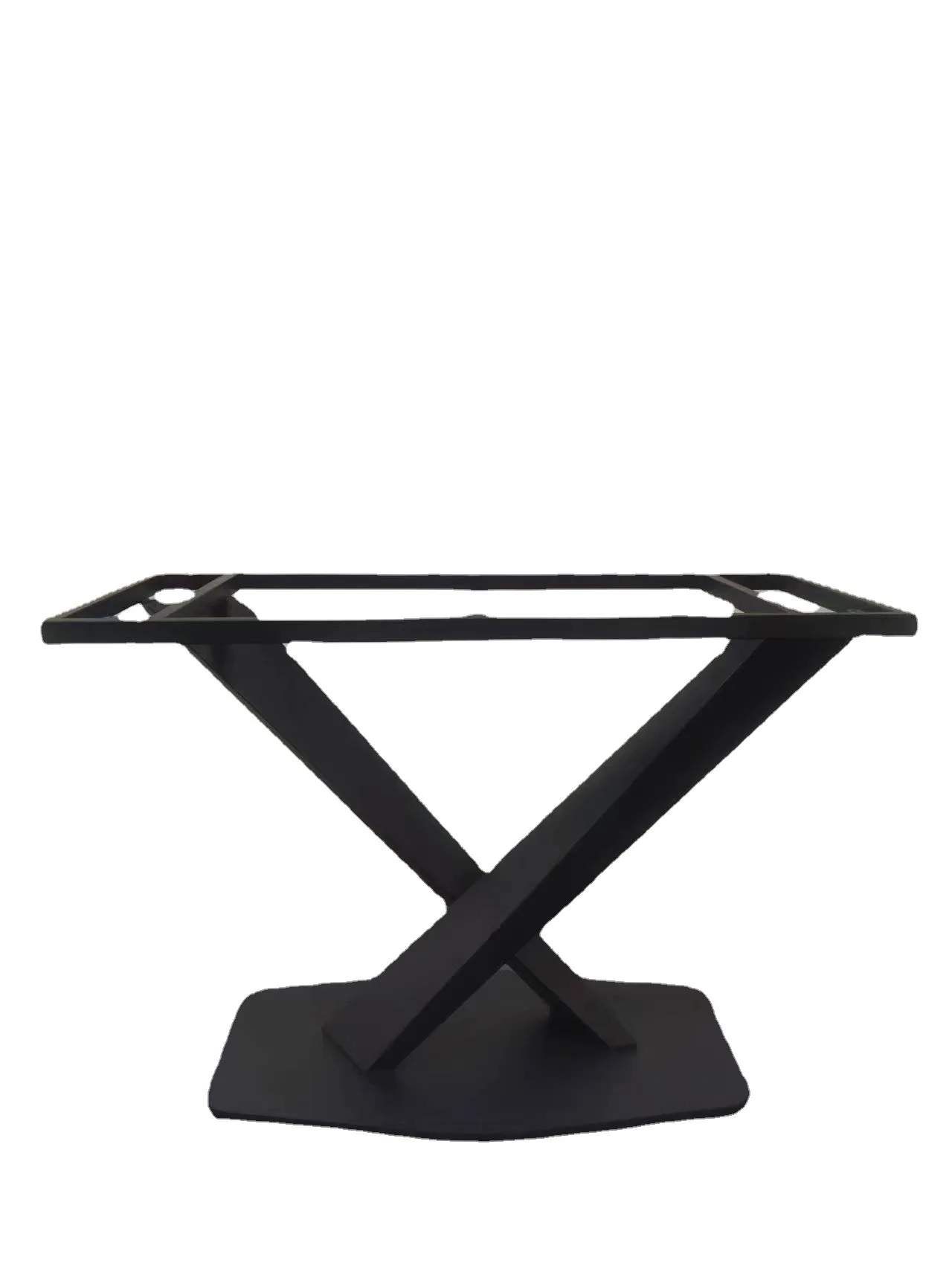 X-type cross table text stand rock plate dining table base marble luxury stone table foot support