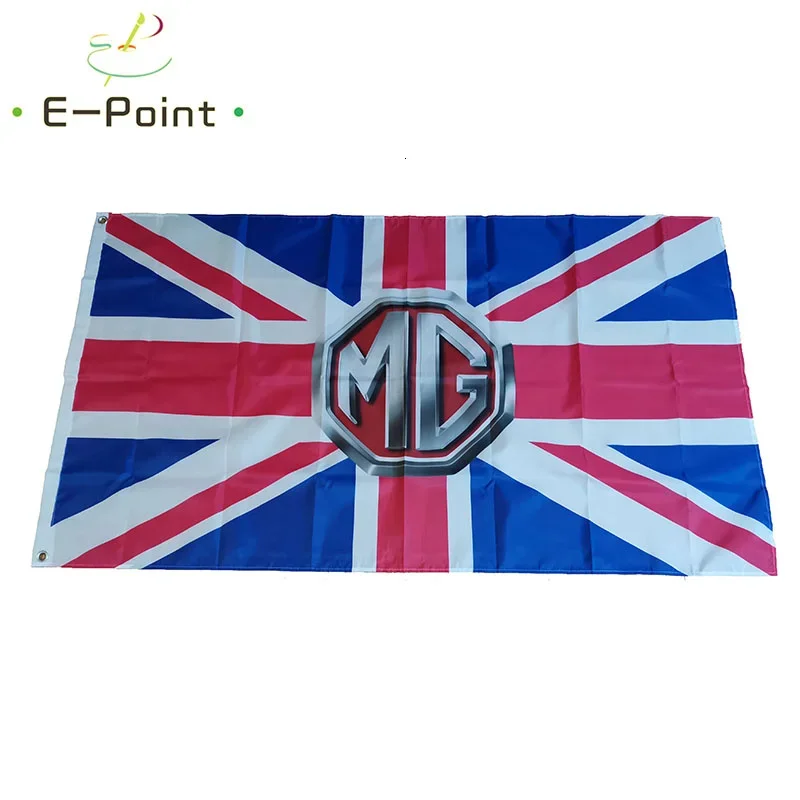 

British MG Car Flag 2ft*3ft (60*90cm) 3ft*5ft (90*150cm) Size Christmas Decorations for Home Flag Banner Gifts