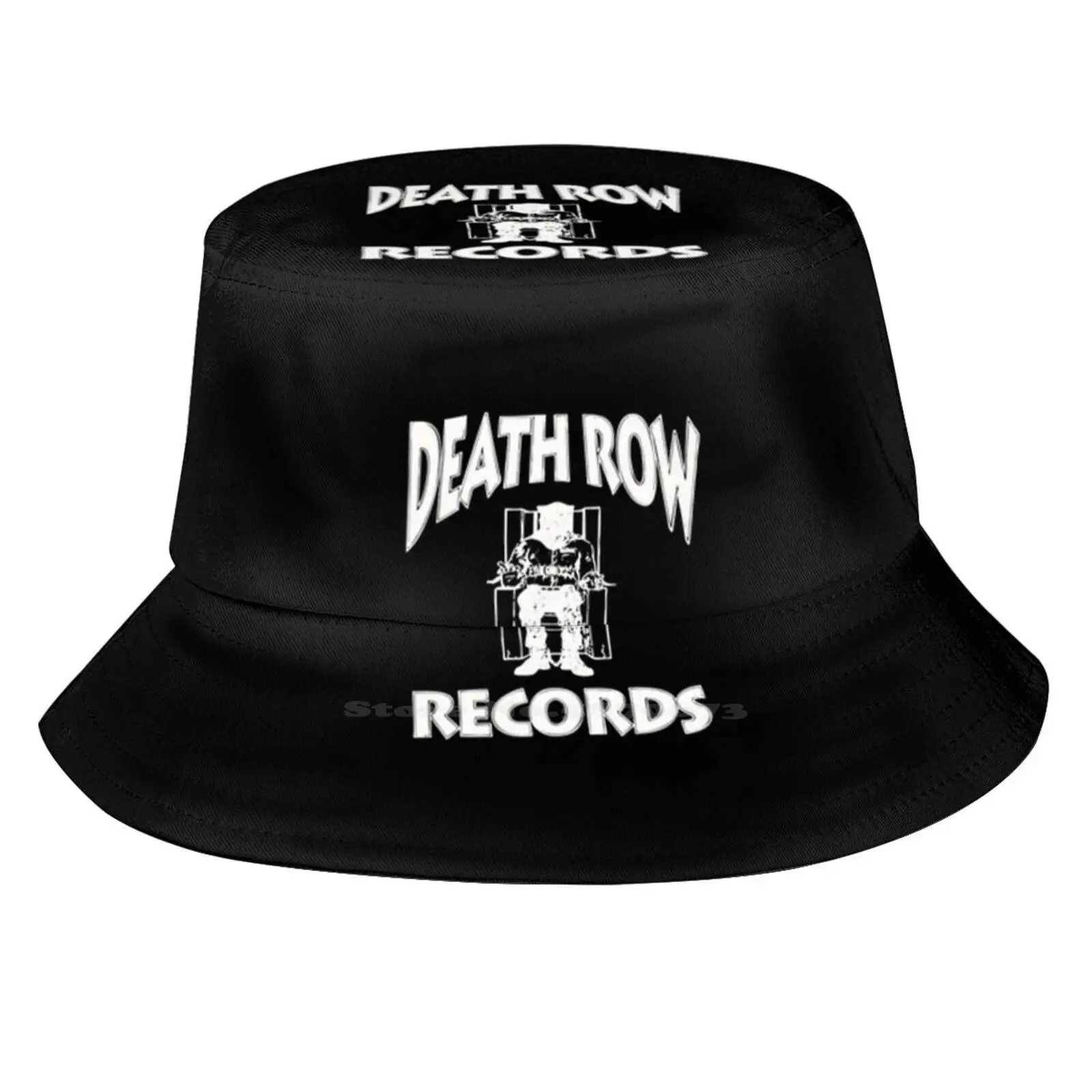 Death Row Record Unisex Fisherman Hats Bucket Hats Death Row Record Records Trending Novelty West Coast East 90S Hip Hop Dre