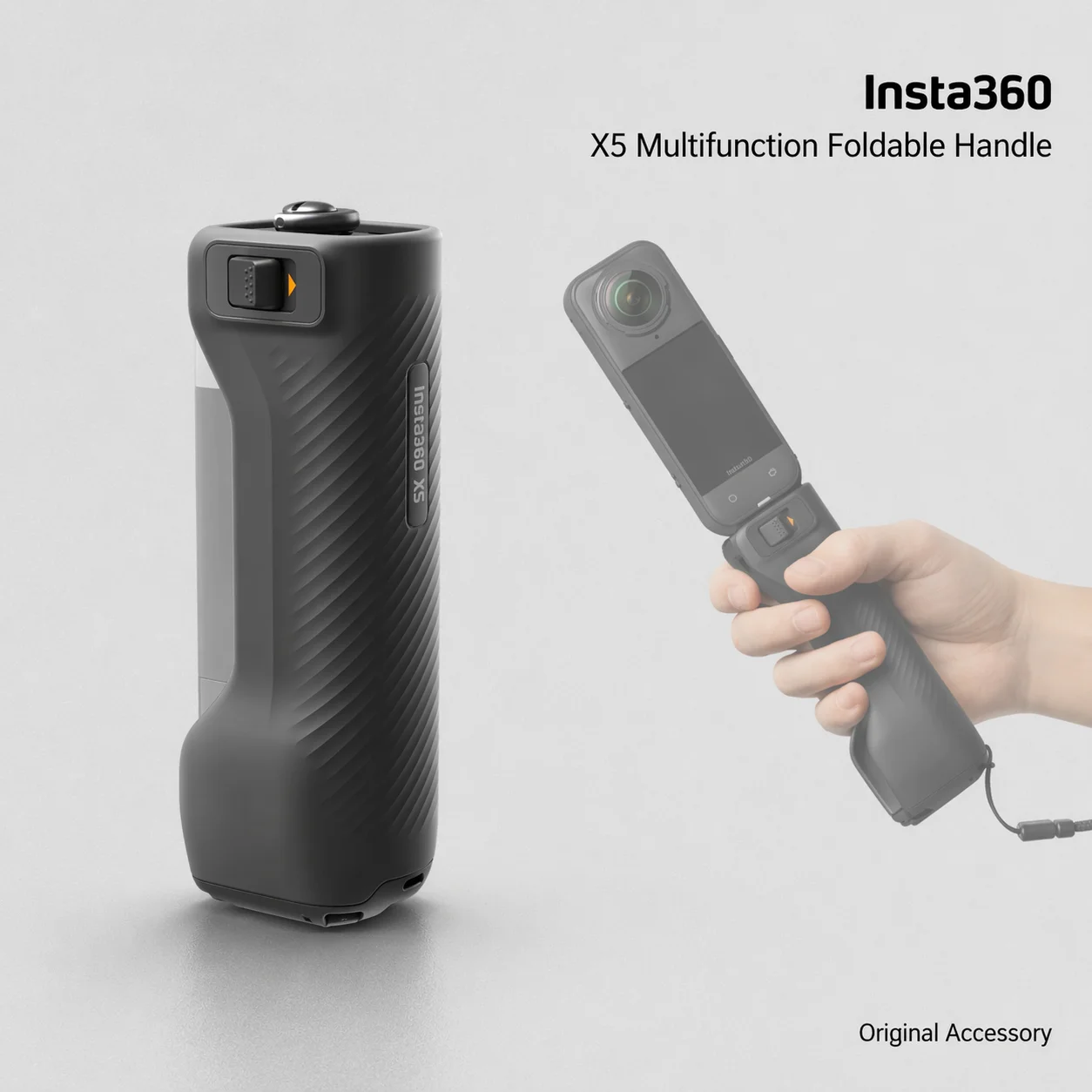 Mini Tripod Handheld Stand, For Insta360 X5, Foldable Protective Grip & Multifunction Handle for Camera Shooting