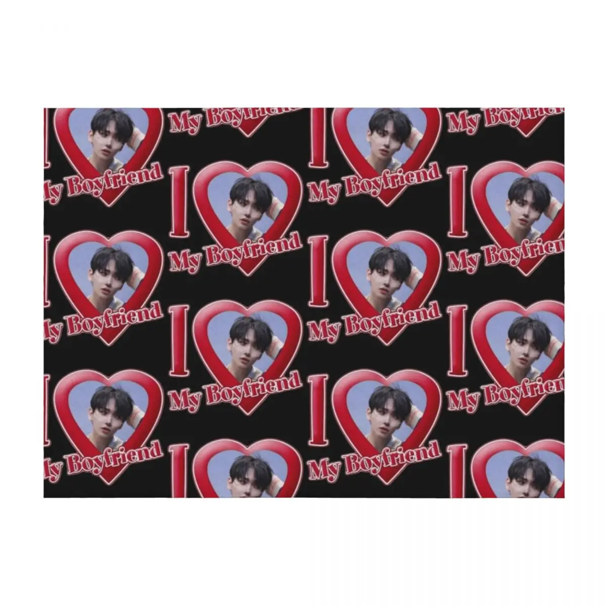 

I love my boyfriend Jaehyun from boynextdoor Throw Blanket Quilt Hair Bed covers Custom Blankets