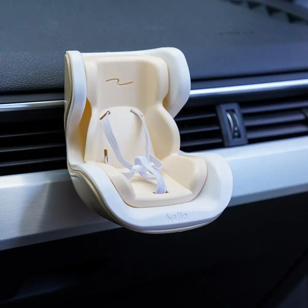 Puppenzubehör für Labubu Mini Plüsch-Autositz Sicherheitssitz mit Auto-Lüftungsornament Auto-Dekoration – Detail 20