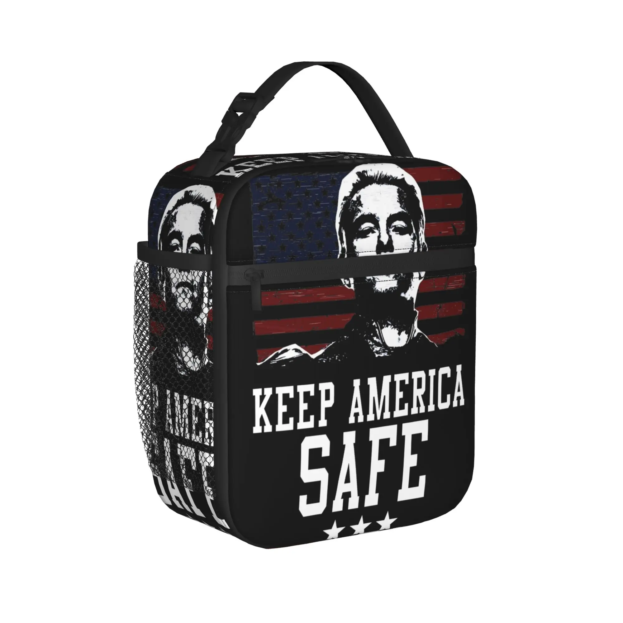 The Boys Homelander Keep America Safe Insulated Lunch Bags Lunch Container Thermal Bag Tote Lunch Box Food Storage Bags