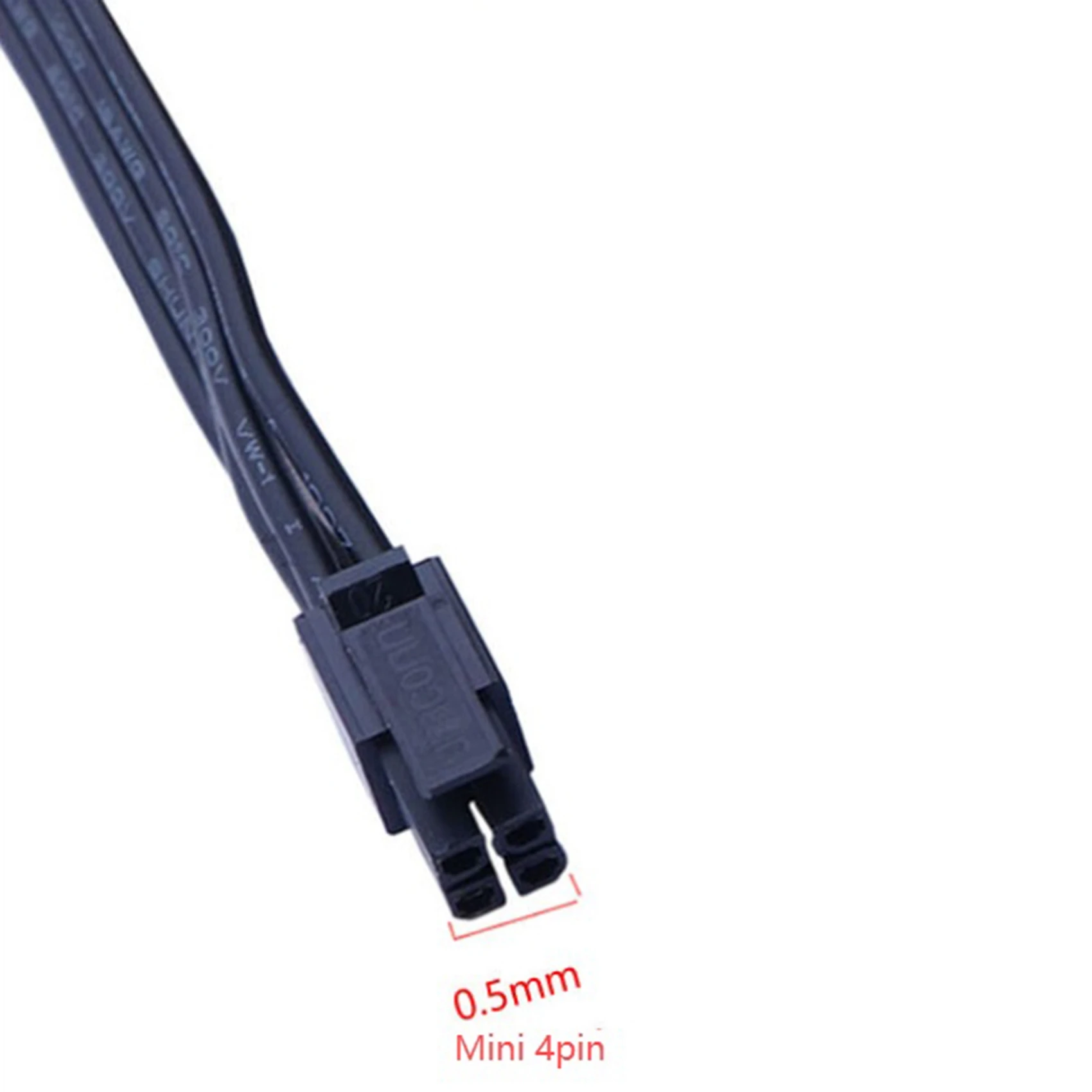 OUVU-2Pcs Мини 4-контактный двойной 15-контактный кабель питания SATA HDD Mini 4P к последовательному SSD Кабель питания с двумя жесткими дисками, 45 см/17,7 дюйма