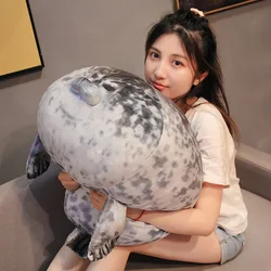 Simulated Seal Pillow, Aquarium Popular Soft Seal Doll Travel Commemorative Plush Toy Children's Birthday Christmas Gift