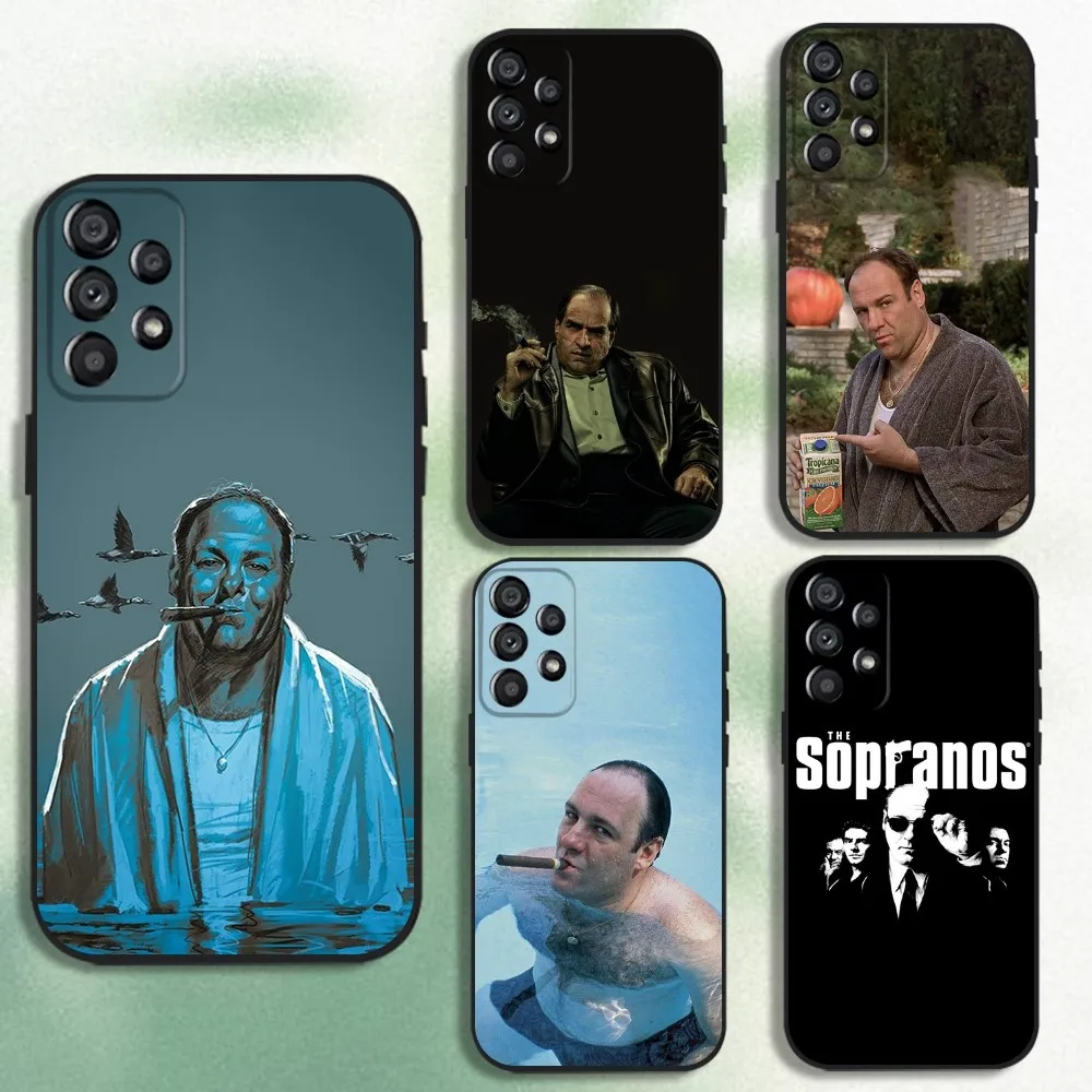 

The S-Sopranos TV Tony Soprano Phone Case For Samsung Galaxy A20,A21s,A22,A31,A32,A52,A53,A72,73,A80 Soft Black Cover