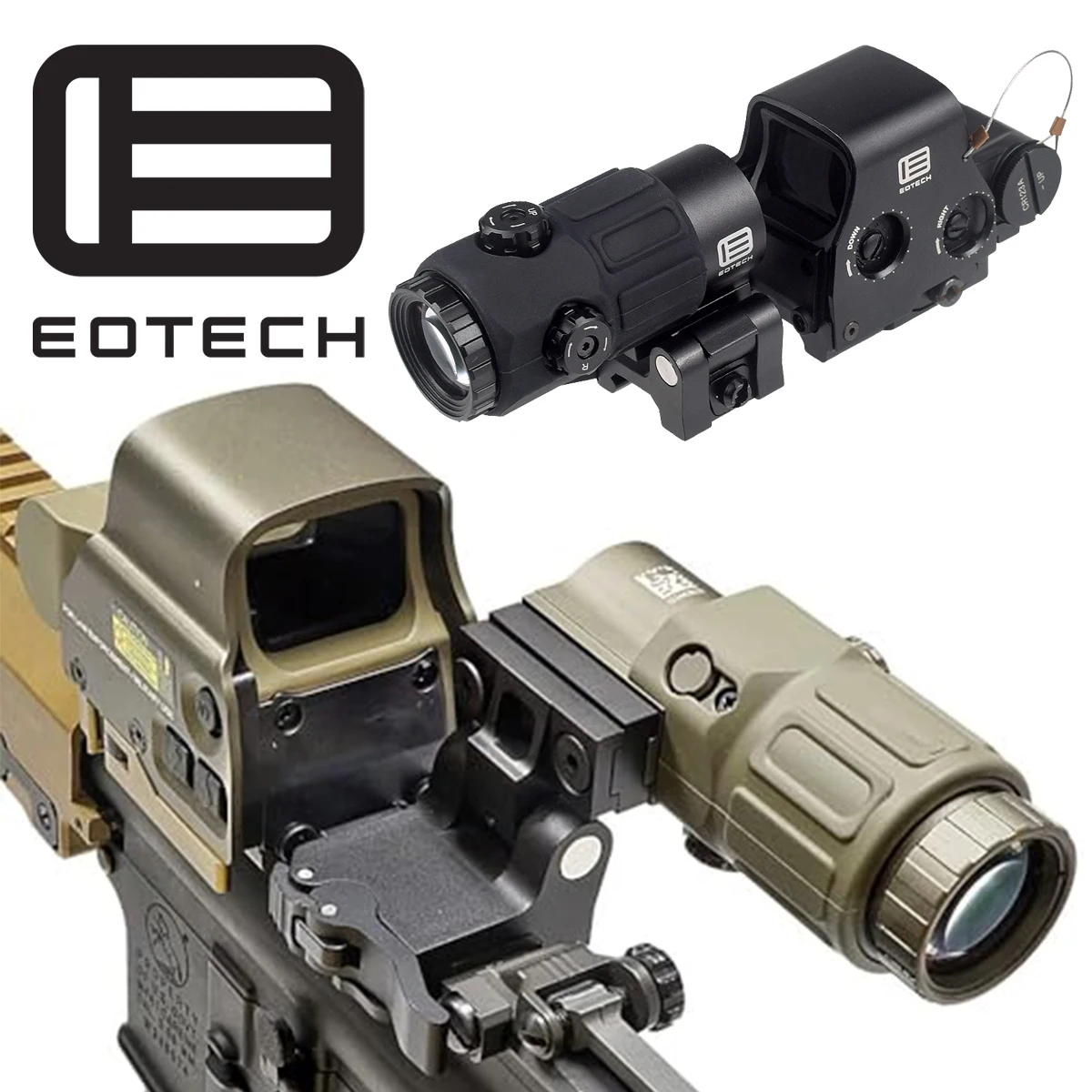 

EOTECH 558 553 552 551 Holographic Sight Collimator Sight 558 Red Dot Sight Fit 20mm Rail Mount Hunting Airsoft Rifle Scope