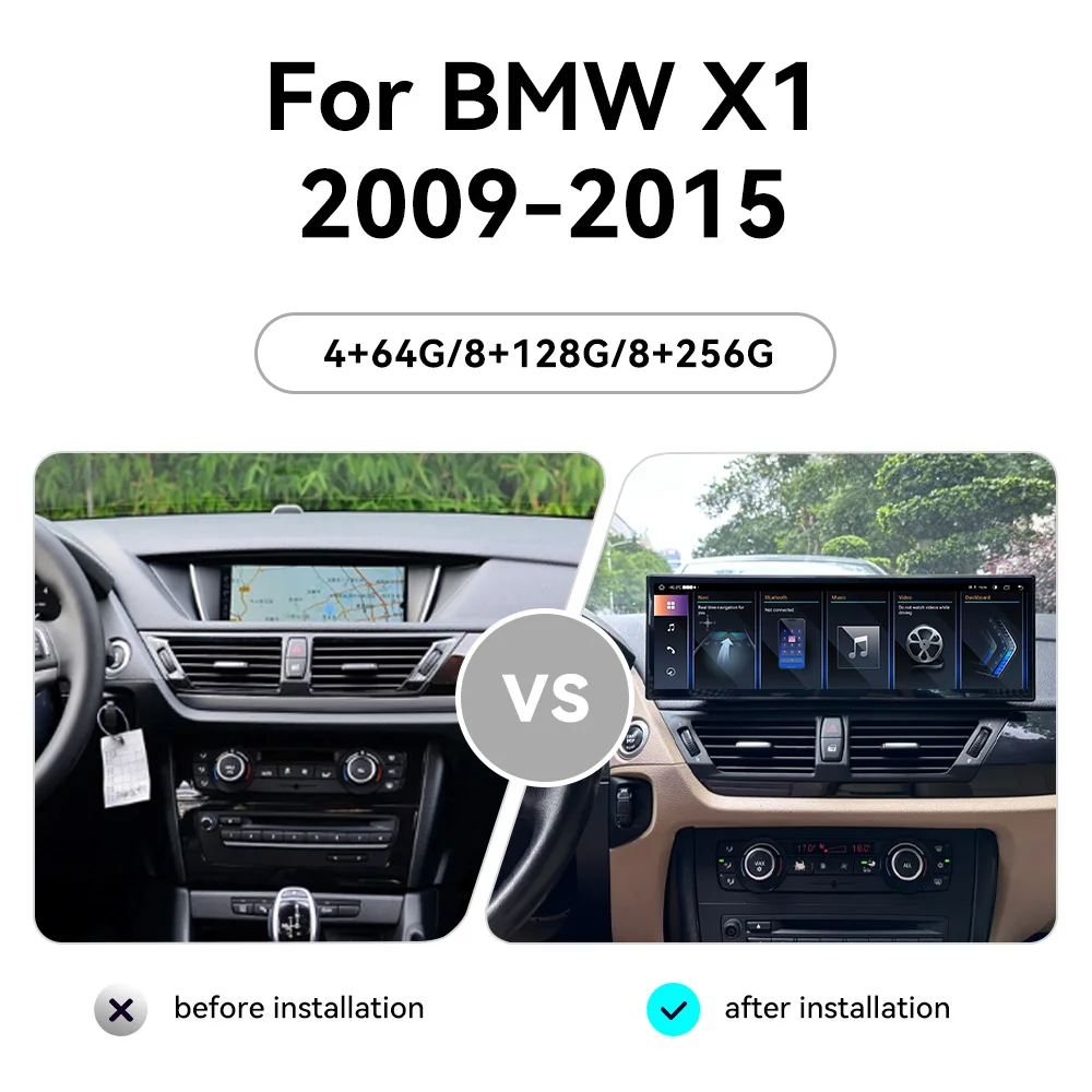 

Android 14 14.9" Car Radio For BMW X1 E84 2009-2015 Car Multimedia Video Player Stereo Auto GPS Navigation Carplay Unit Screen