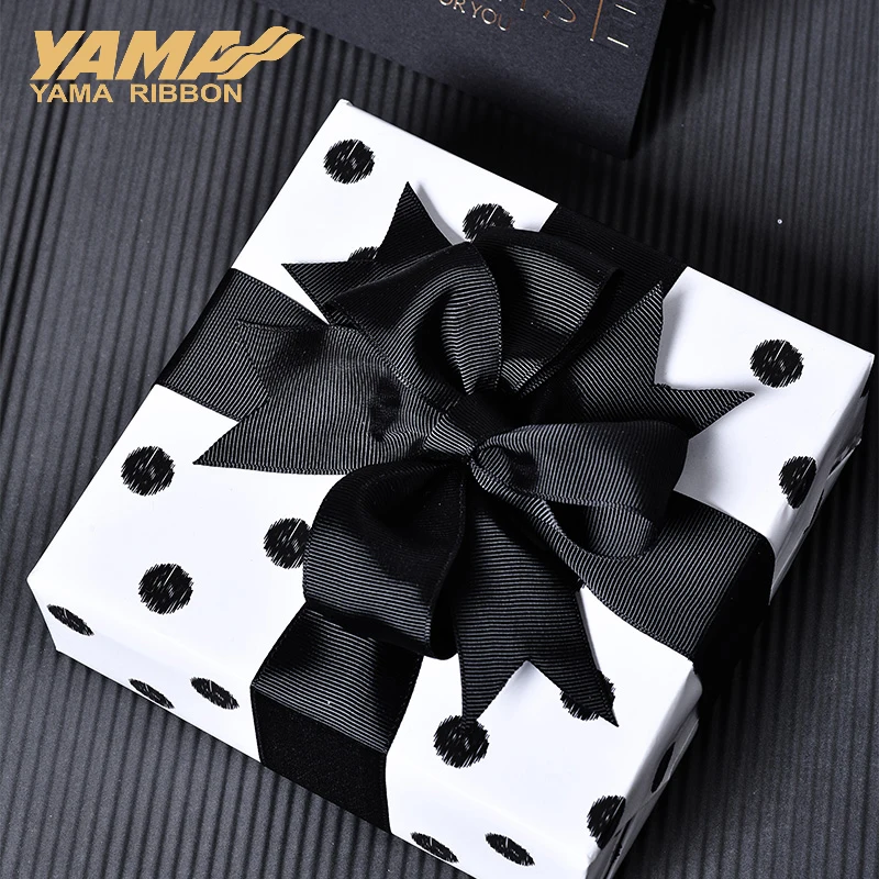 YAMA 10yards/roll Grosgrain Ribbons 9 16 22 25 38mm Solid Color Ribbons for Handmade Craft Wrapping Gifts Wedding Decoration