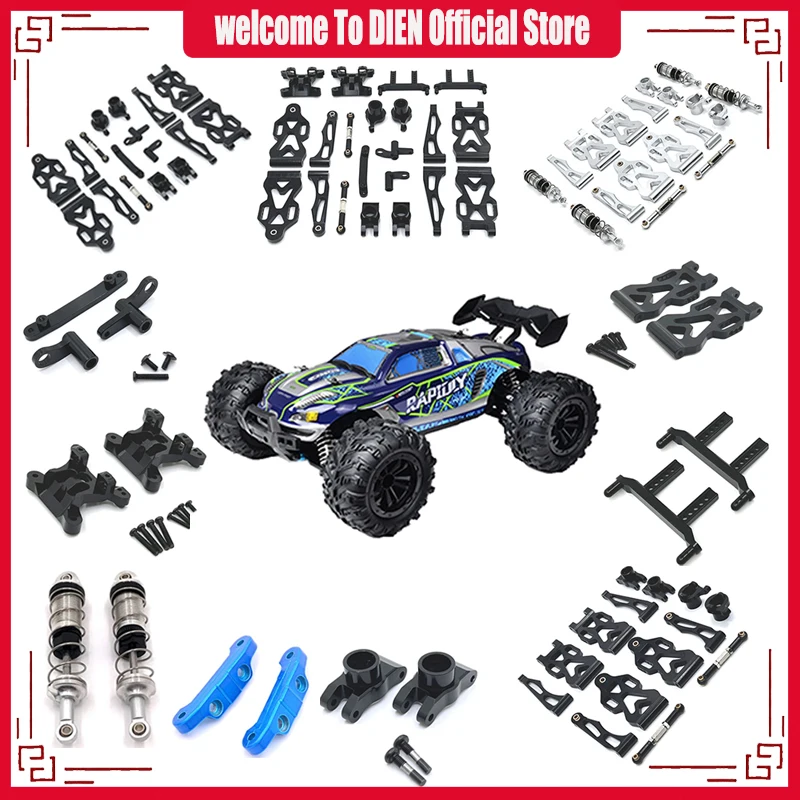 Amortiguador Mejorado Para SCY 16101,16102 Pro, JJRC Q130 Q120  MJX, Hyper Go 16207, 16208, 16210, 14301, 14210, Coche RC