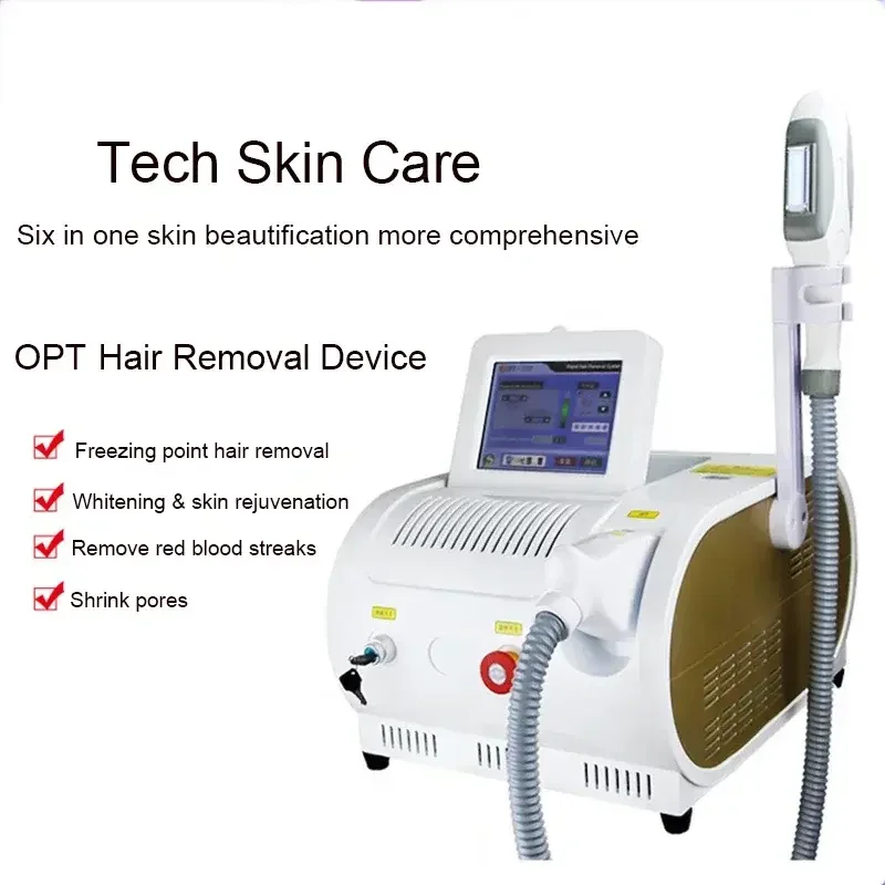 Opt Lpl Laser Hair 480/530/590/640/690/750/808nm Permanent Painless Skin Care Rejuvenation Beauty Instrument