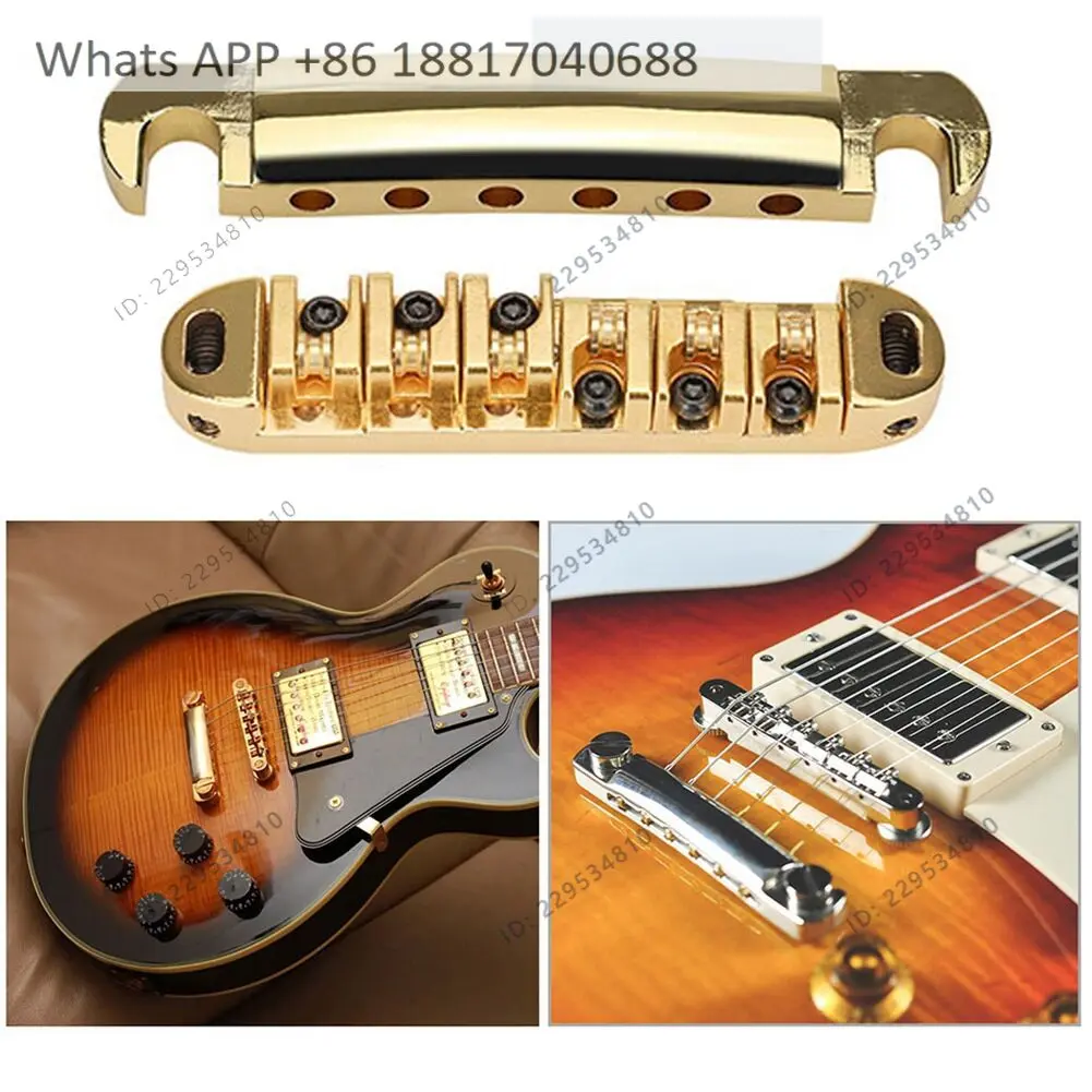 piano bridge, upper and lower string bridge, ball roller, piano bridge, electric guitar