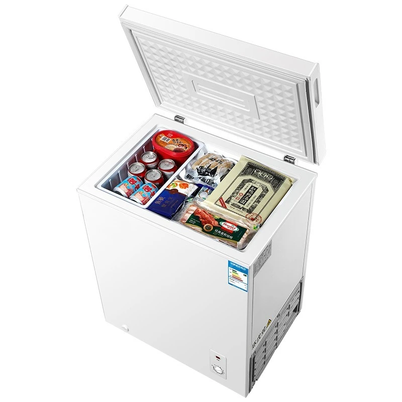 Large capacity frozen and refrigerated horizontal freezer frozen rental small freezer
