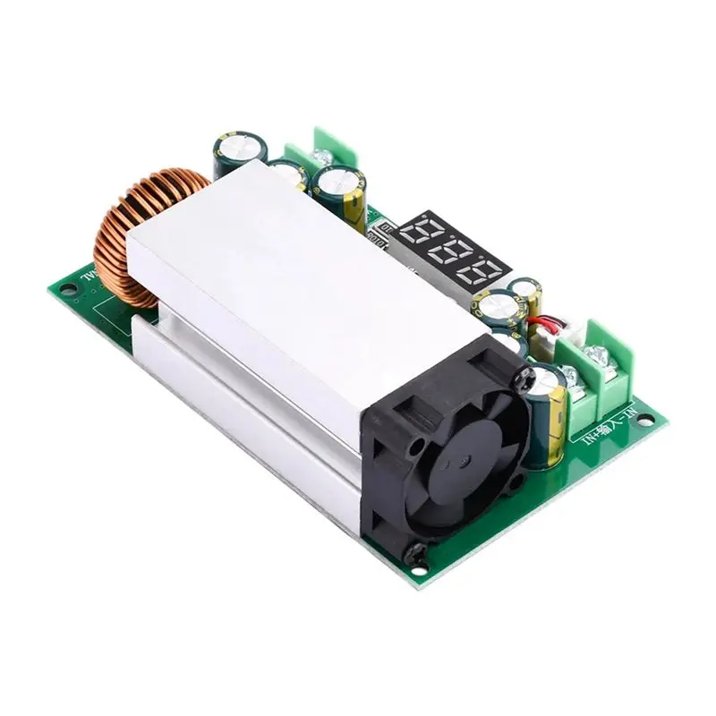 DC-DC High Power 600W Adjustable Step-Down Power Supply Module With Voltage Display 12V-75V To 2.5V-50V Buck Converter Durable-B