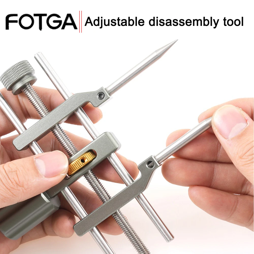 

FOTGA 8-100mm Adjustable Lens Spanner Wrench Precision Lens Repair Tool with Quick & Fine Adjustment Knobs Anti-Slip Handle Ring