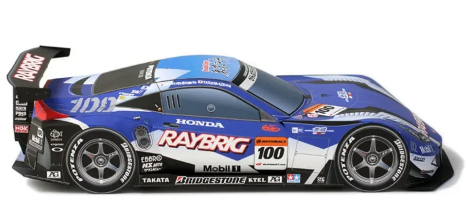 WRC 2011 HSV-010 GT 1:24 نموذج ورقي للسيارة، Dakar World Rally Racing Origami Art، صناعة يدوية ثلاثية الأبعاد Papercraft DIY Craft ZX-129 #4