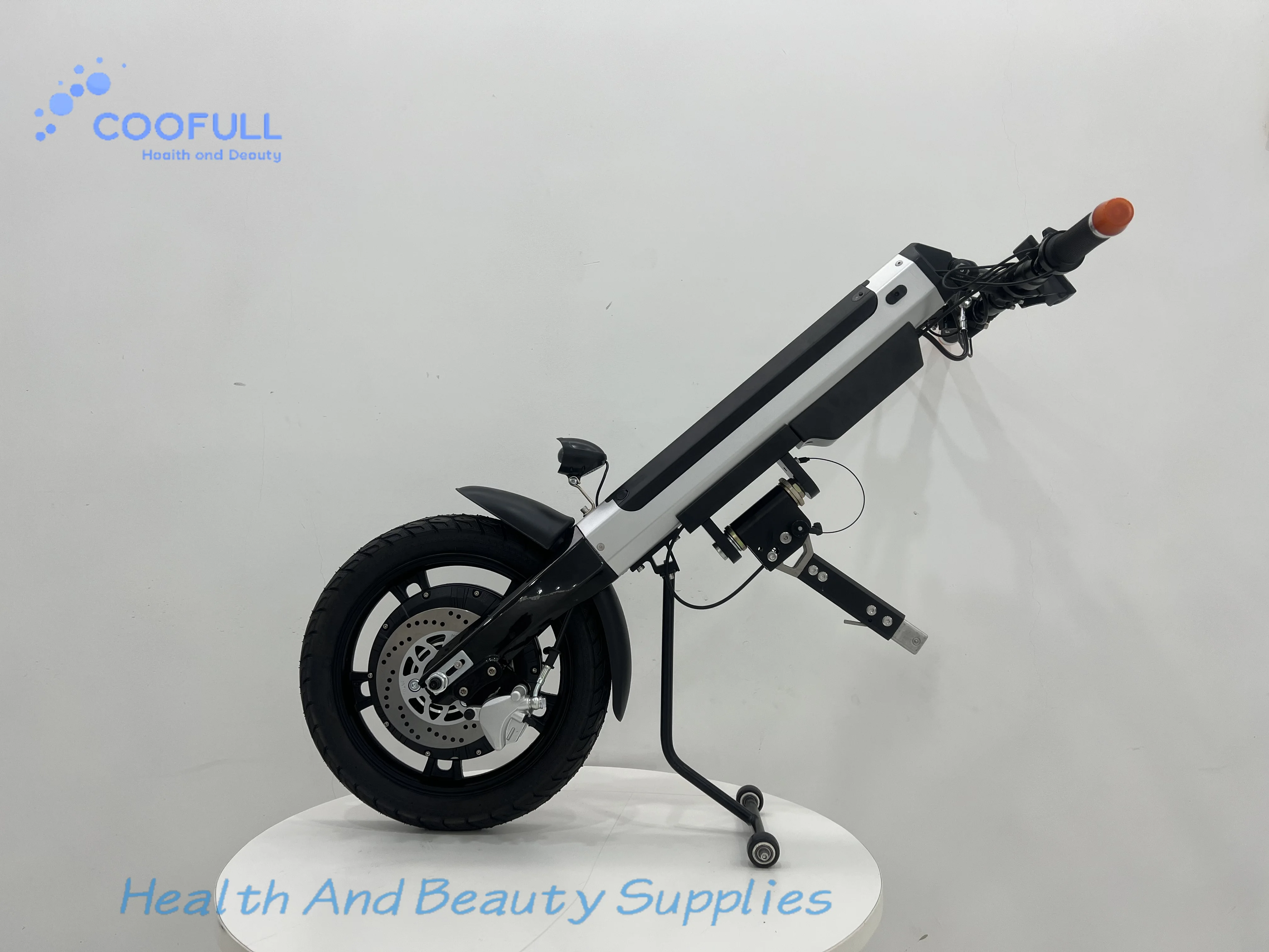Coofull Mijo MT08 8inch Suspension Steel Electric Wheelchair Handbike Attachment with 36V 300W Motor 120kg Capacity Class II