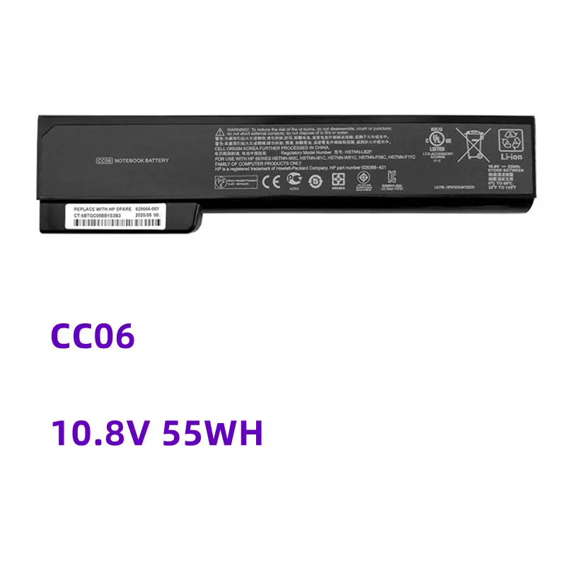 

CC06 10.8V 55WH Laptop Battery For HP ProBook 6360b 6460b 6470b 6560b 6570b 6465b 6475b 6565b 8460p 8470p 8460W HSTNN-DB2F