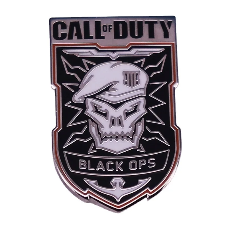 Call Of Duty Black Ops Enamel Pin Lapel Pin for Clothes Brooches on Backpack Briefcase Badge Jewelry Decoration Gifts for Friend