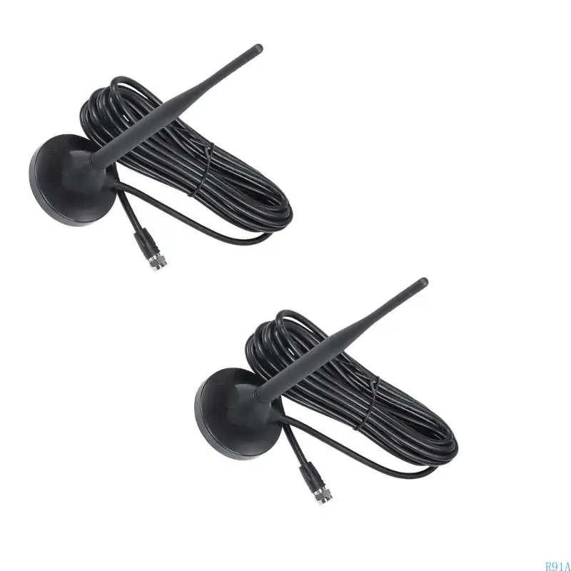 R91A デジタル アンテナ 18dBi 高利得磁気ベース 10 メートルケーブル 4 グラムルータ CCTV 信号増幅