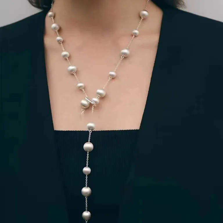 

Jenny&dave Spherical Collarbone, Versatile Chain, Niche Temperament, Versatile Collarbone Chain Jewelry Necklace Necklaces