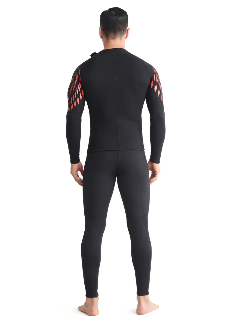 3mm diving suit SBART men's split body diving suit snorkeling surfing winter swimsuit cold insulation top